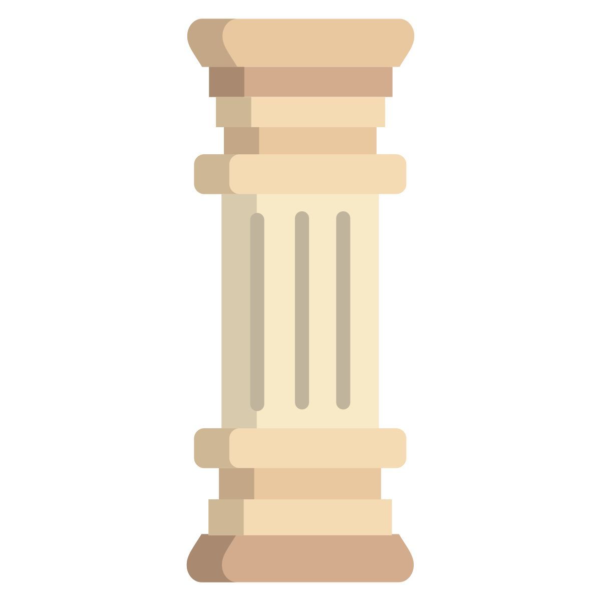 doric pillar icon