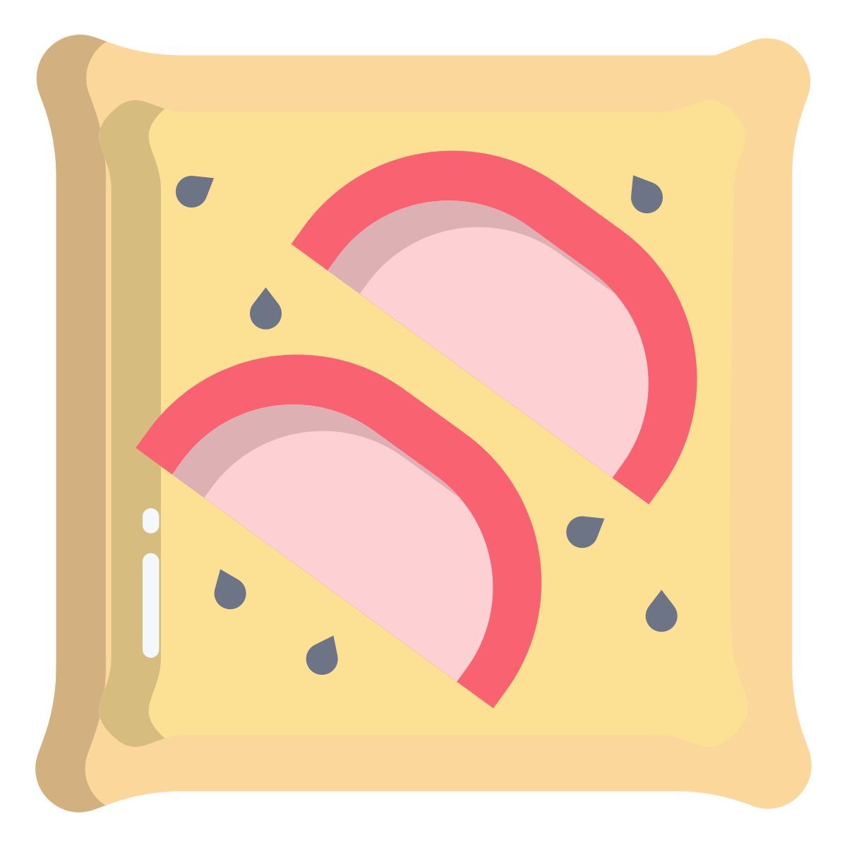 dragon fruit toast icon