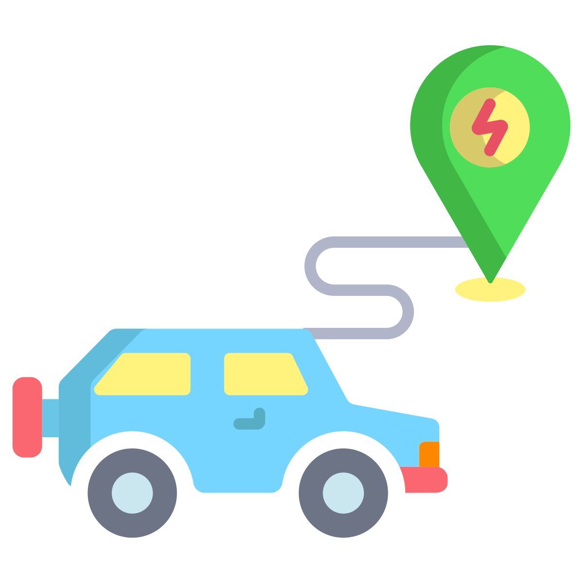 ev station location icon