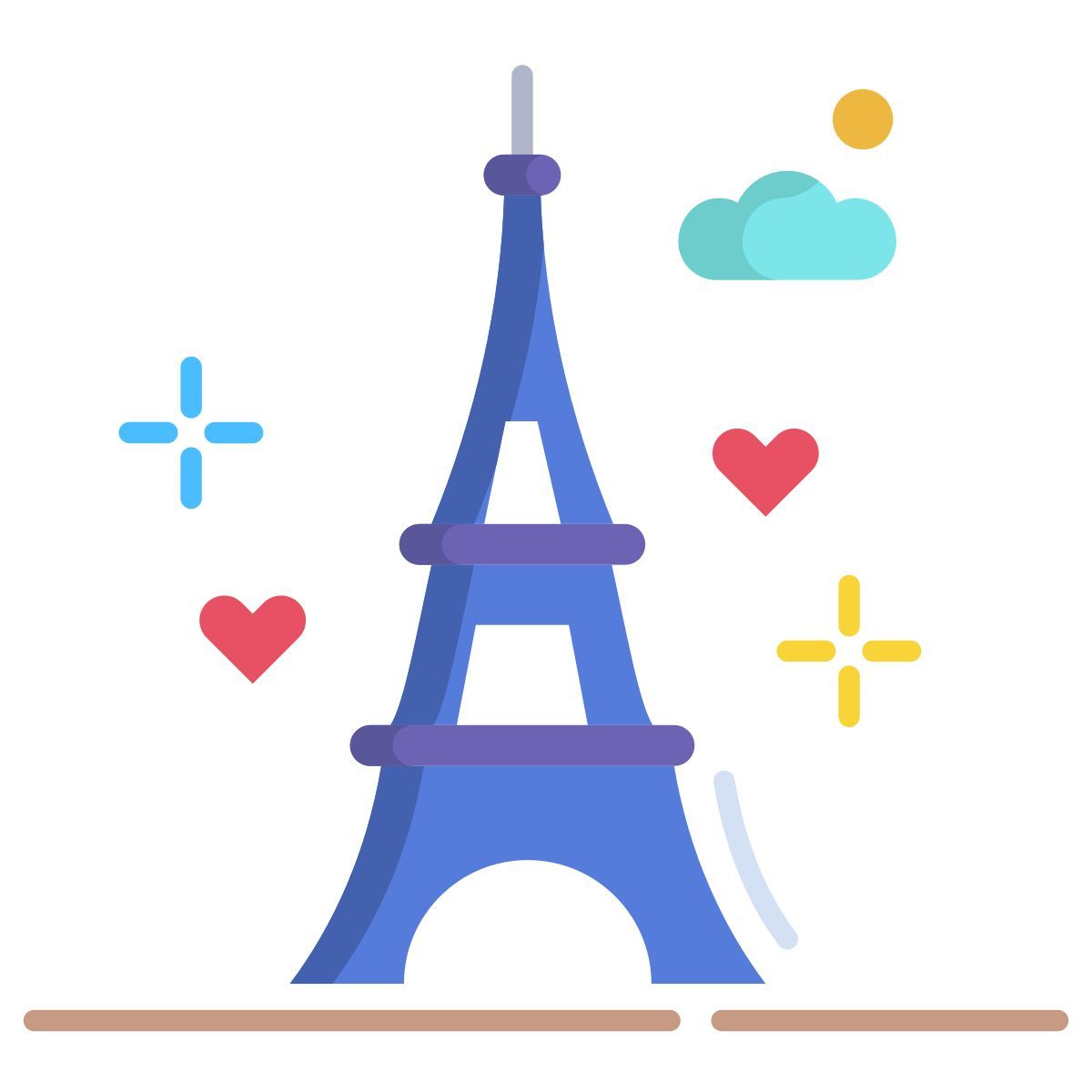 eiffel tower icon