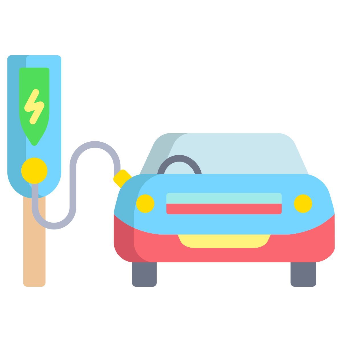 electric car icon