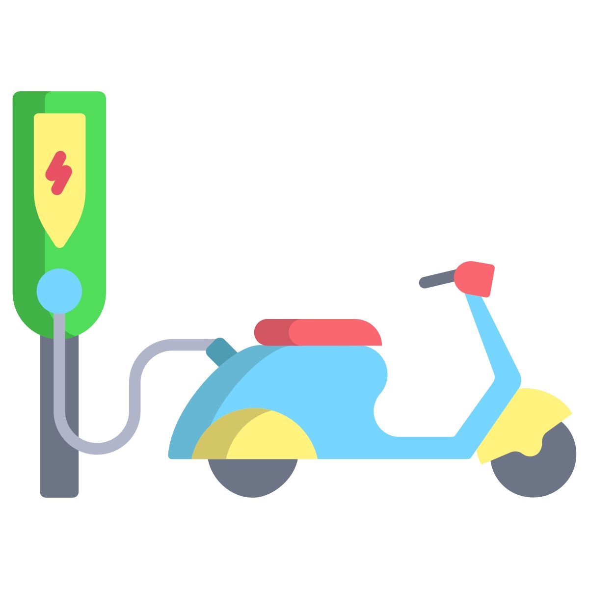 electric scooter icon