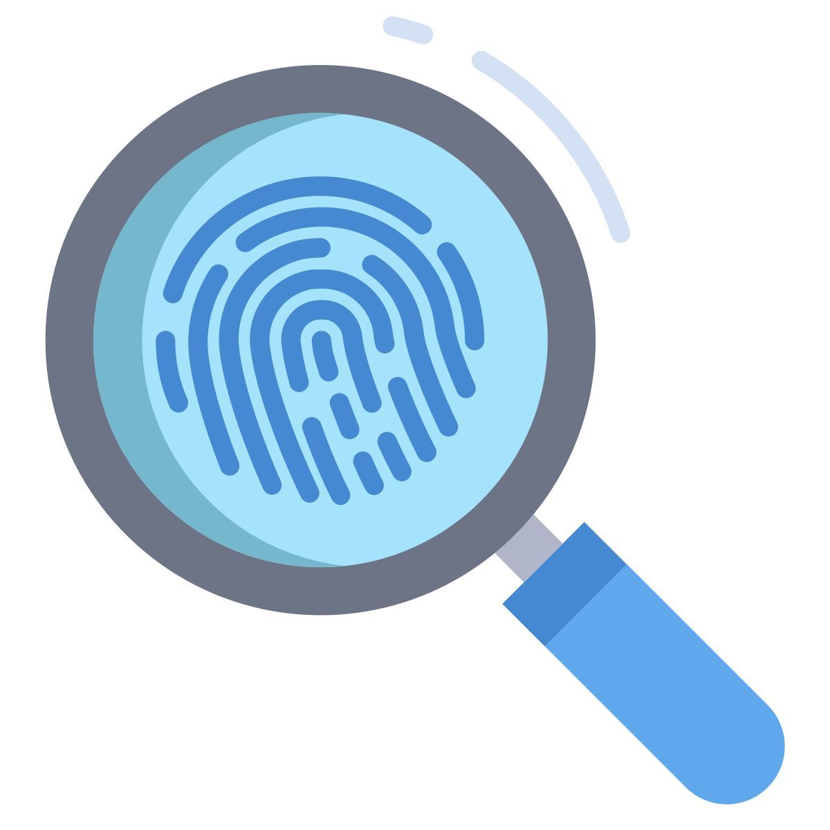 finger print search icon