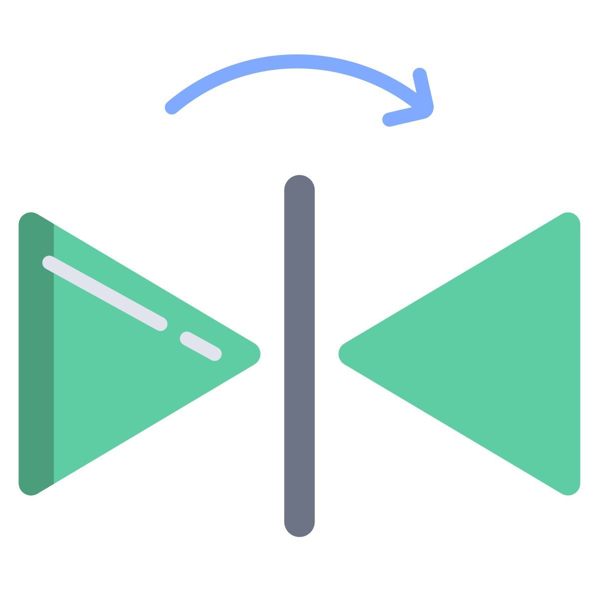 flip vertical icon