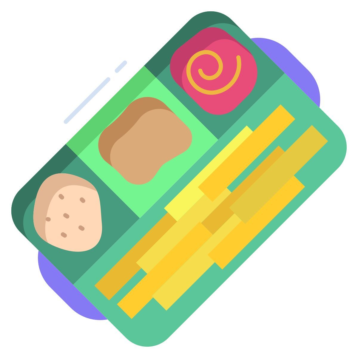 fries and ketchup icon