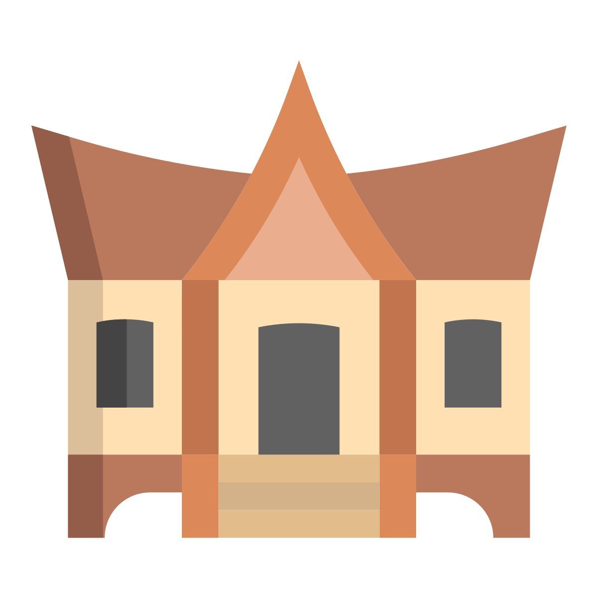 gadang house icon