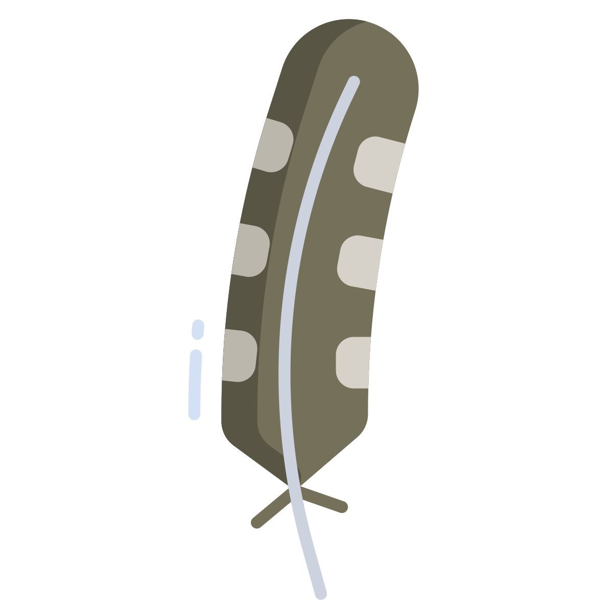great spotted woodpecker feather icon