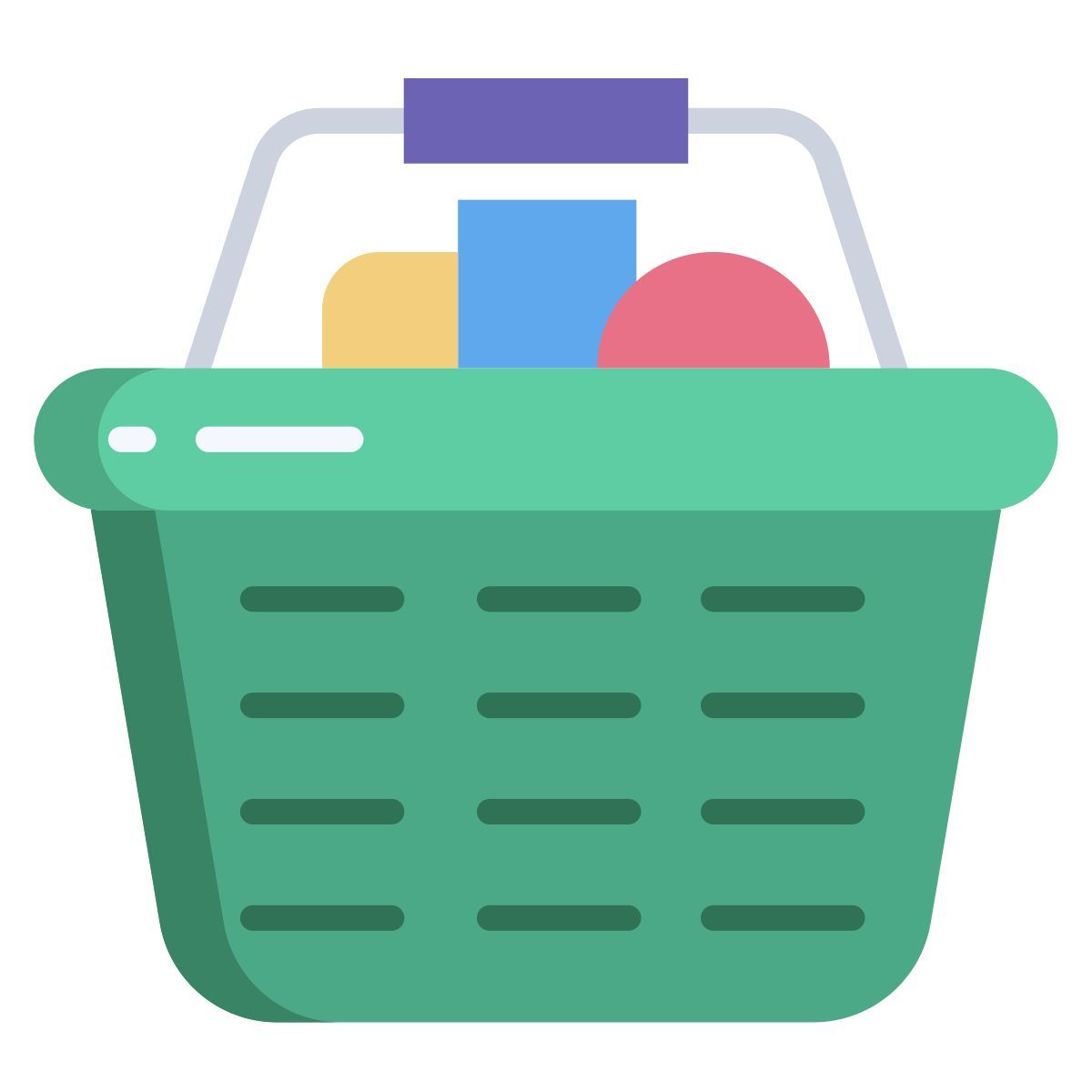 grocery basket icon