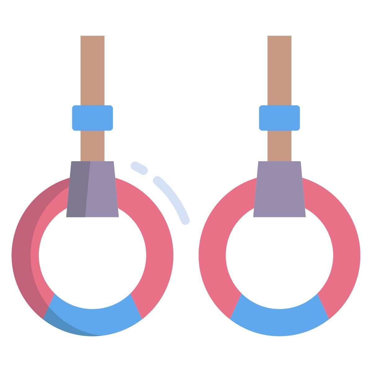 gymnastic rings icon