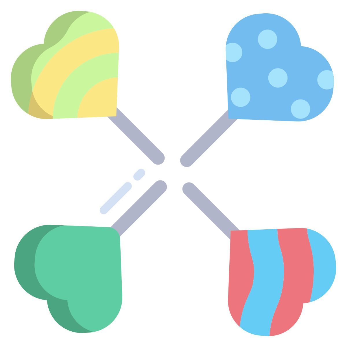 heart lollipop icon