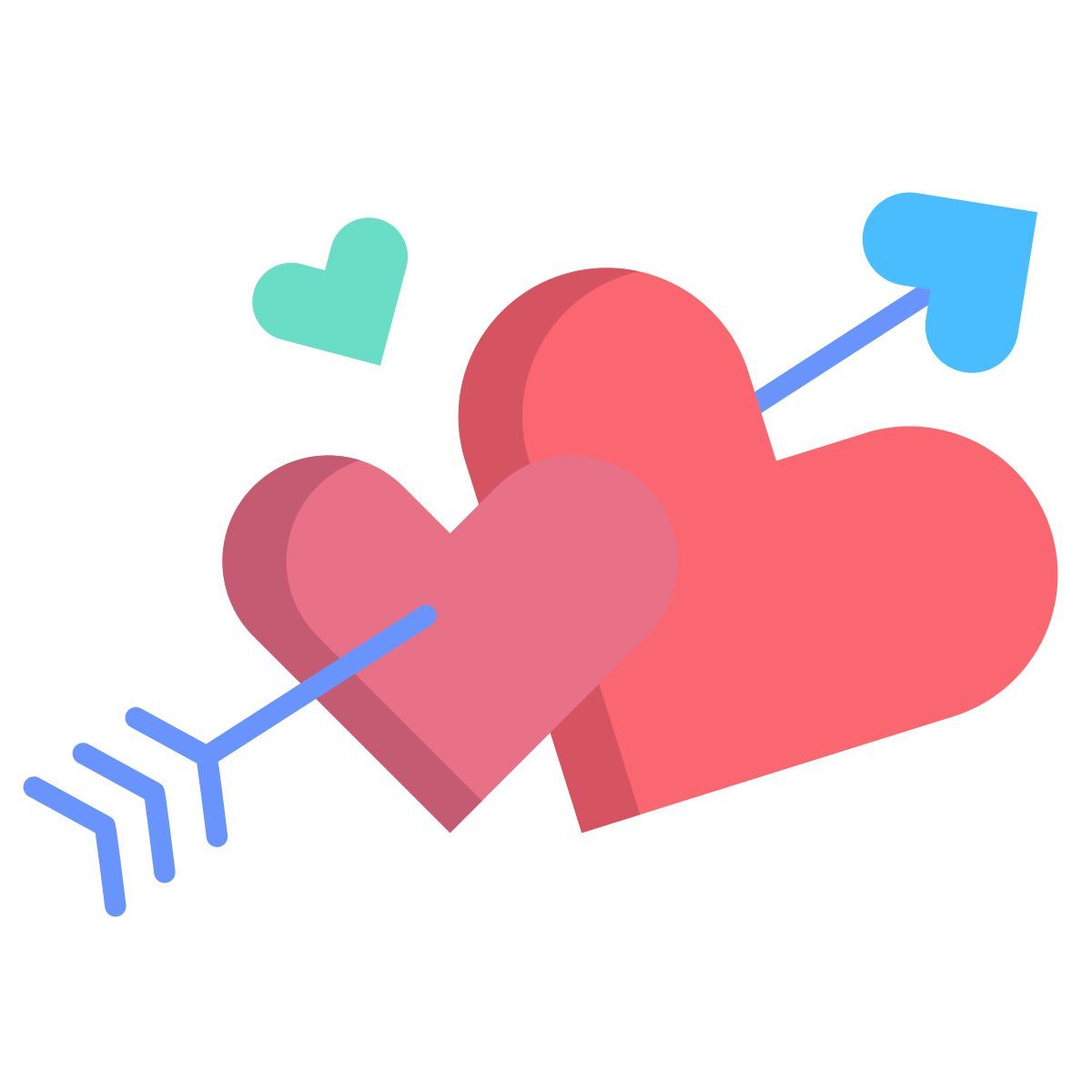 hearts and arrow icon