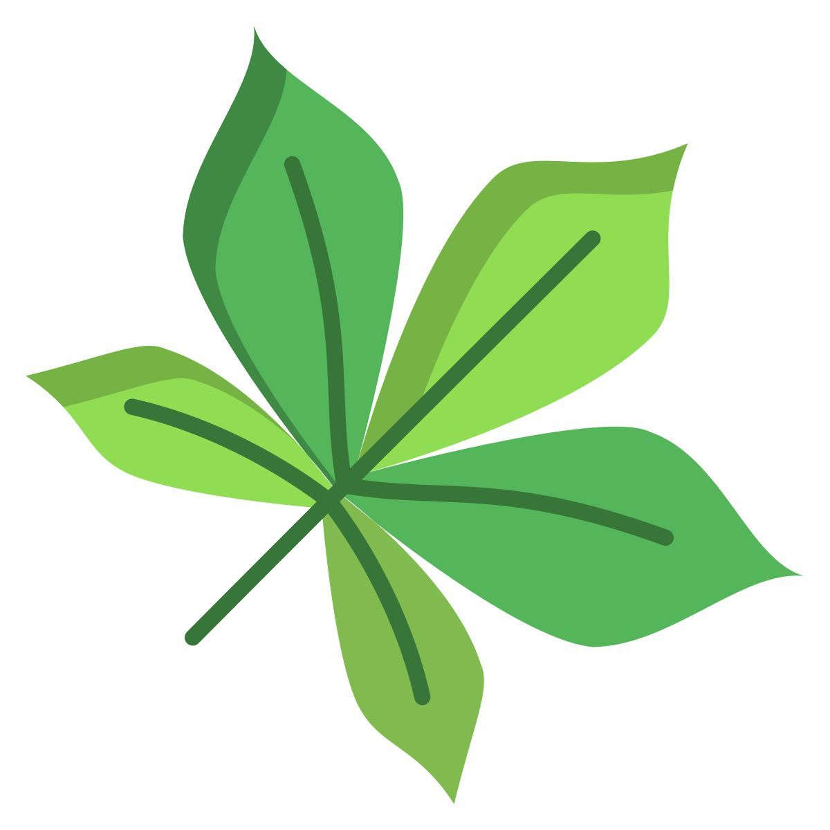 horse chestnut leaf icon