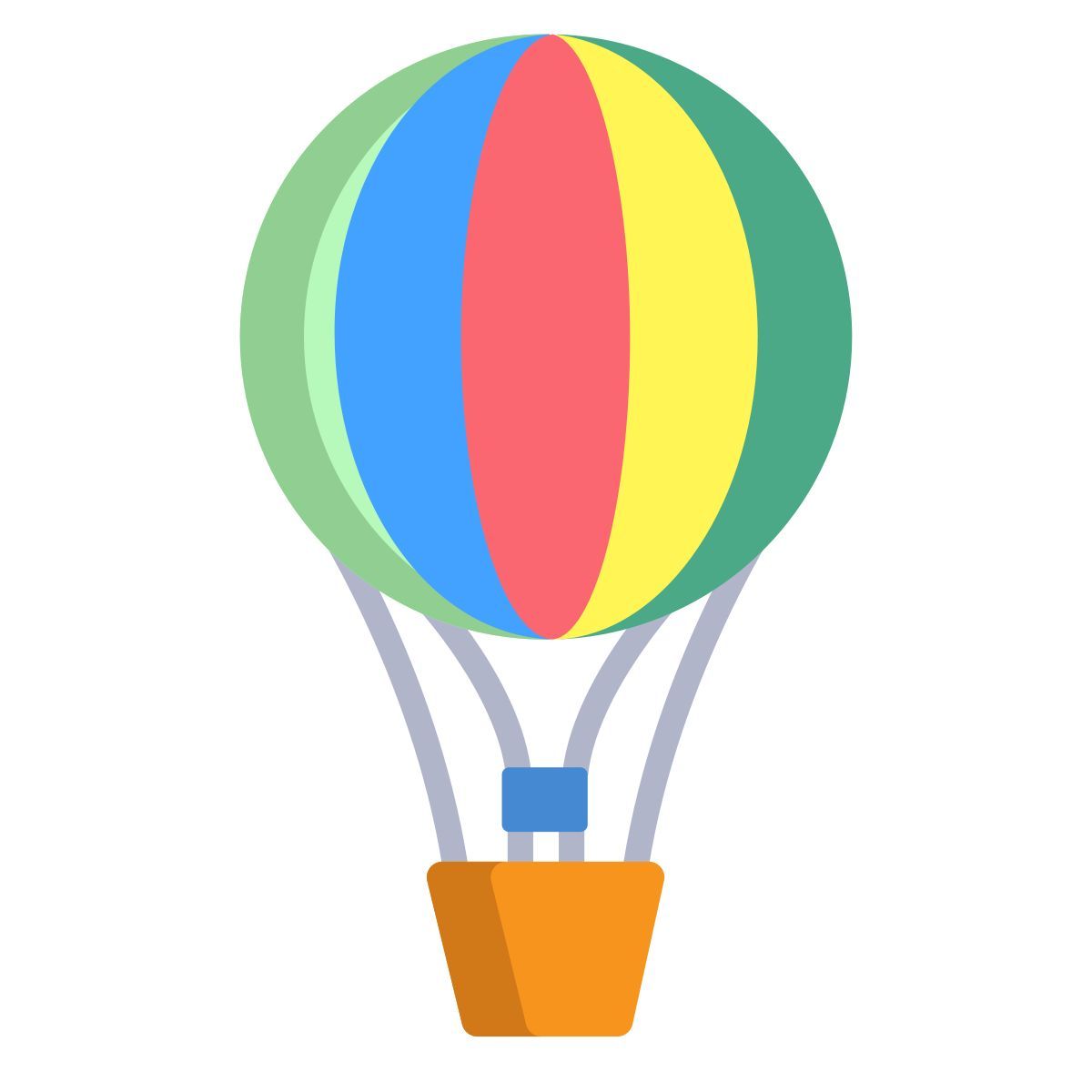 hot air balloon icon