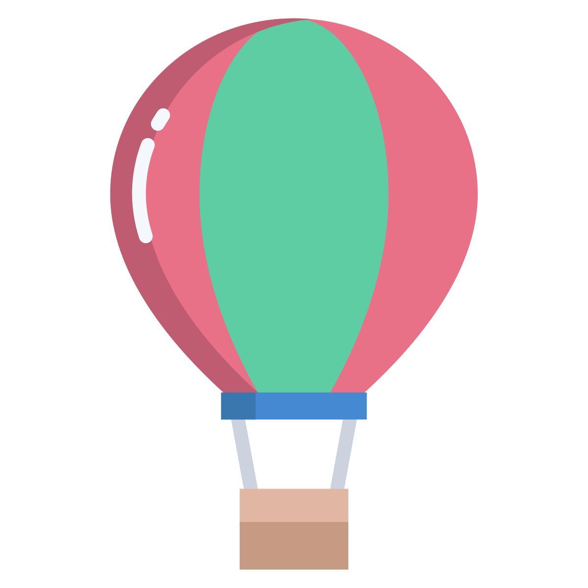 hot air balloon icon
