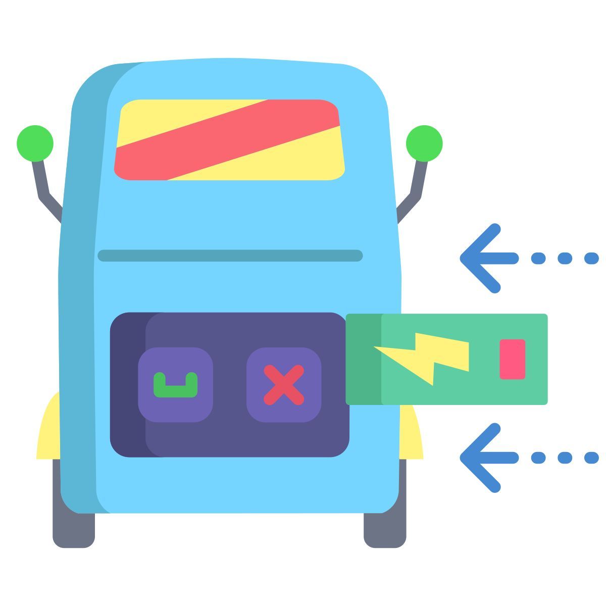 inserting battery icon