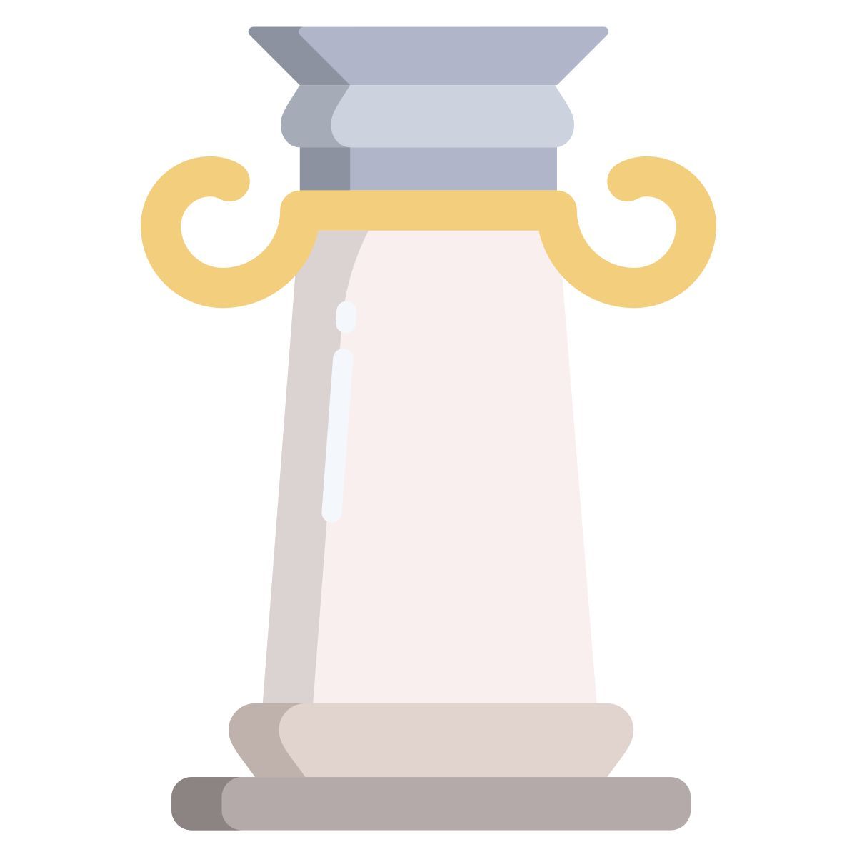 ionic greek pillar icon