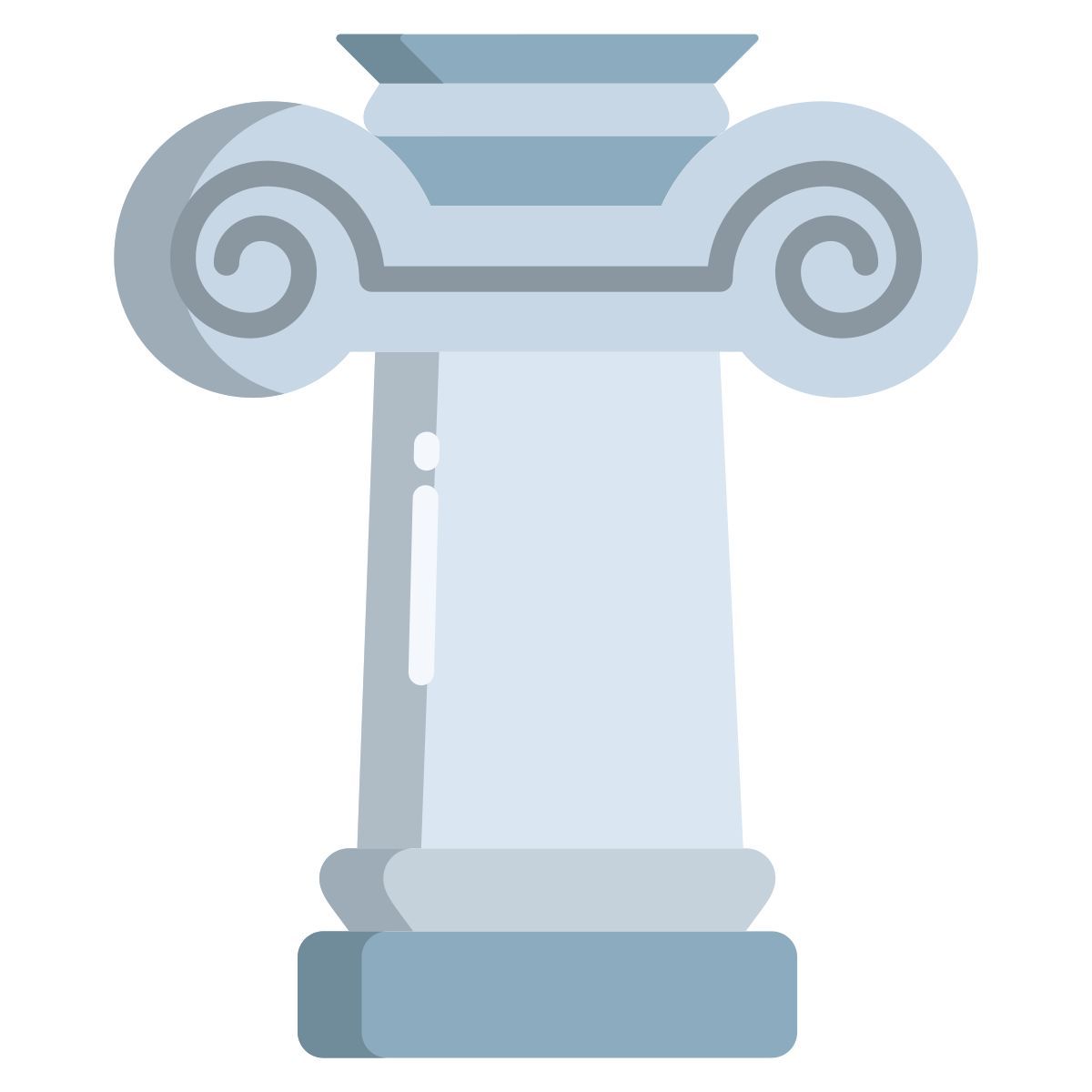ionic greek pillar icon