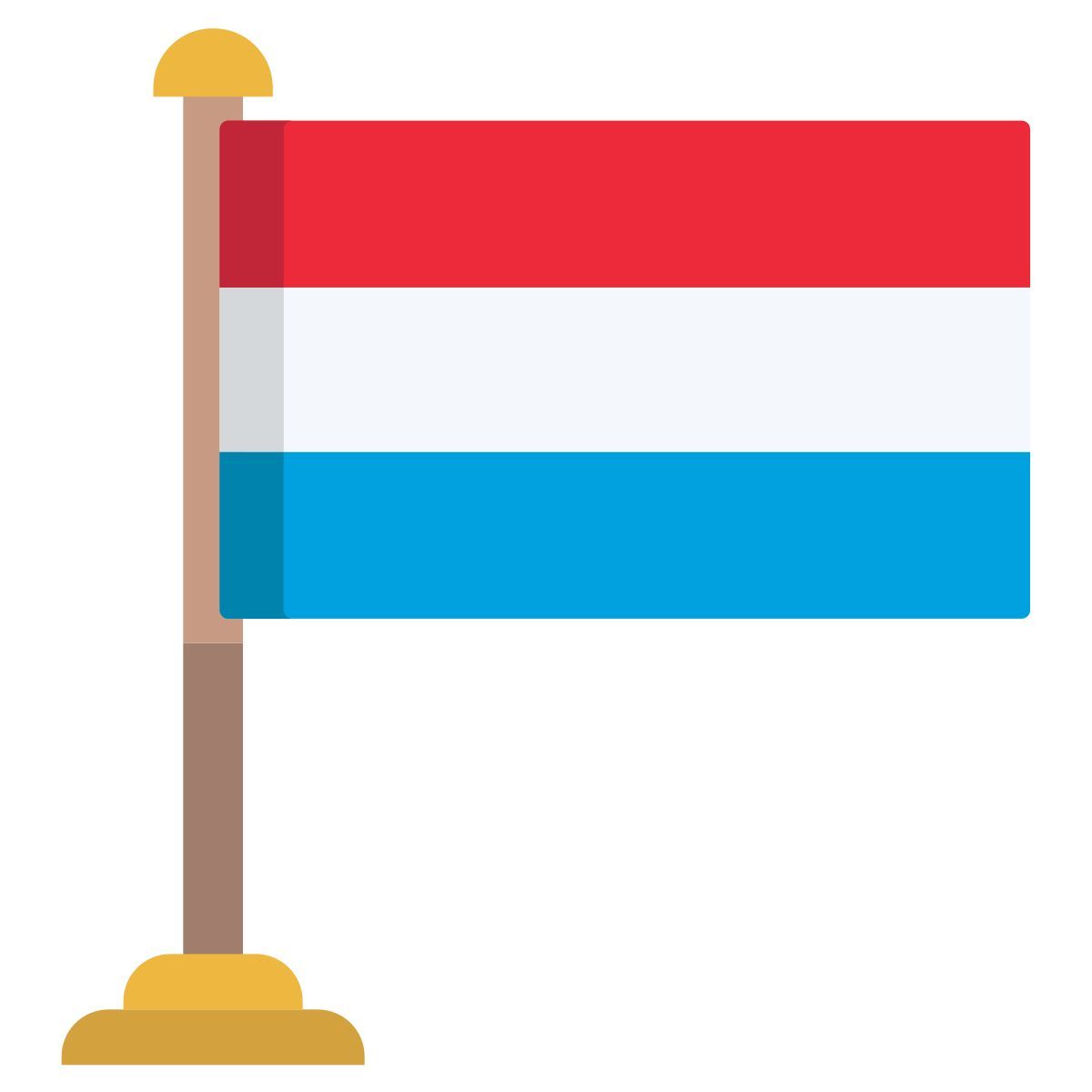 luxembourg flag icon
