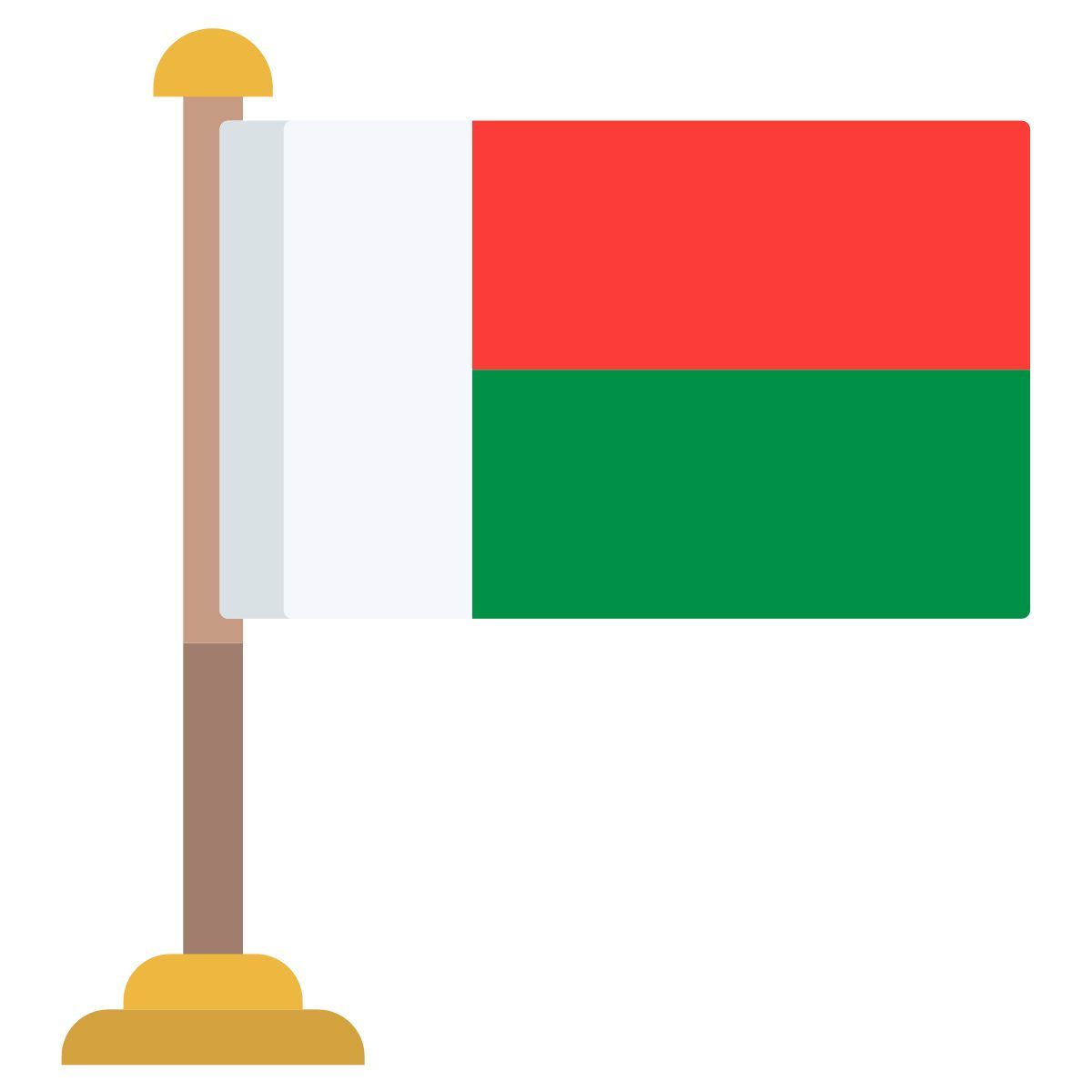 madagascar flag icon