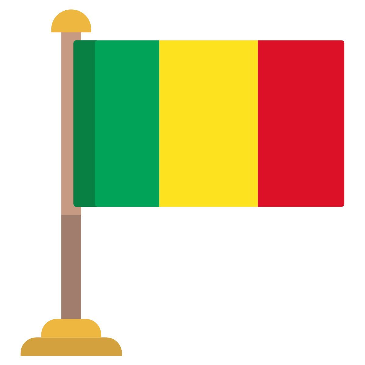 mali flag icon
