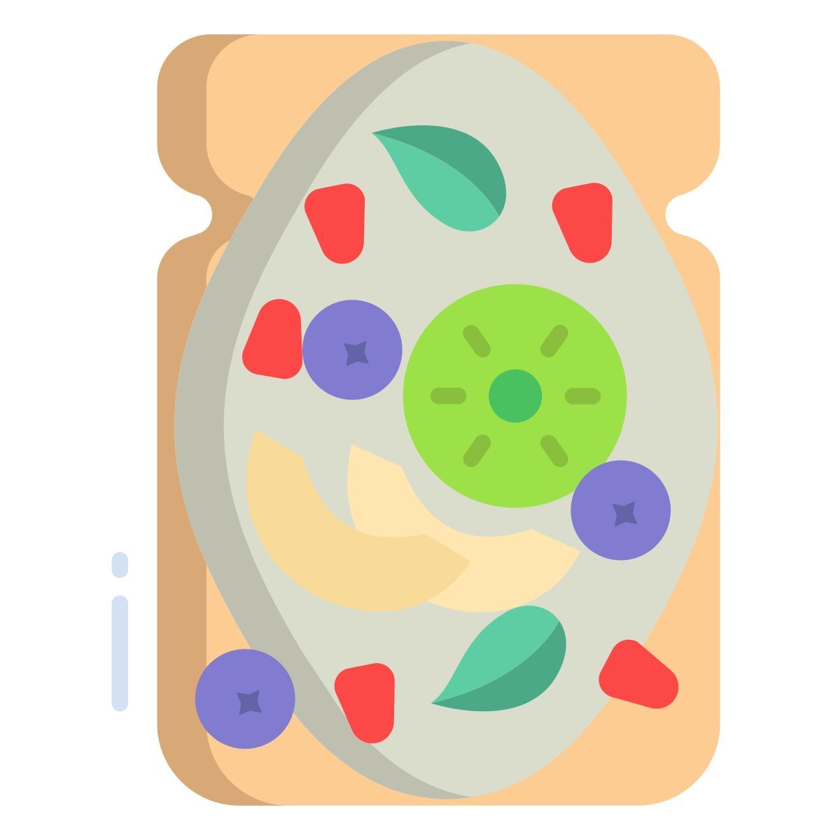mix fruit toast icon