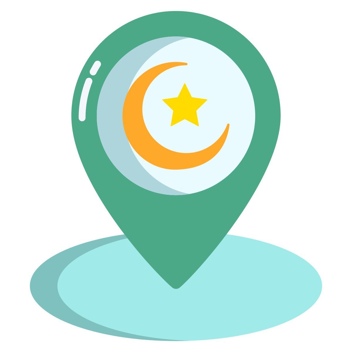 posizione della moschea icon