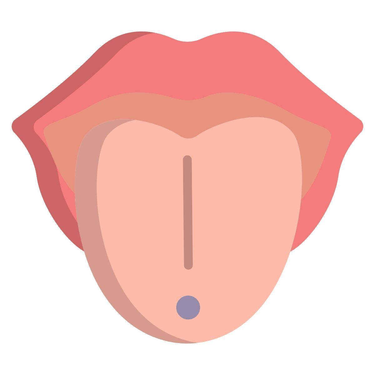 mouth piercing icon
