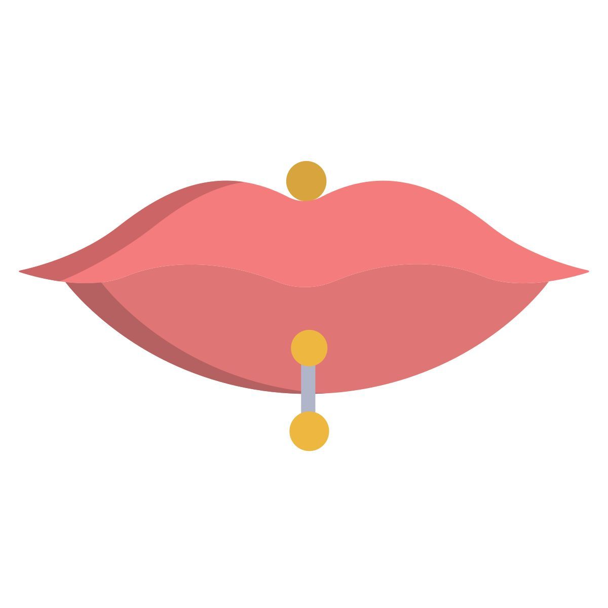 mouth piercing icon