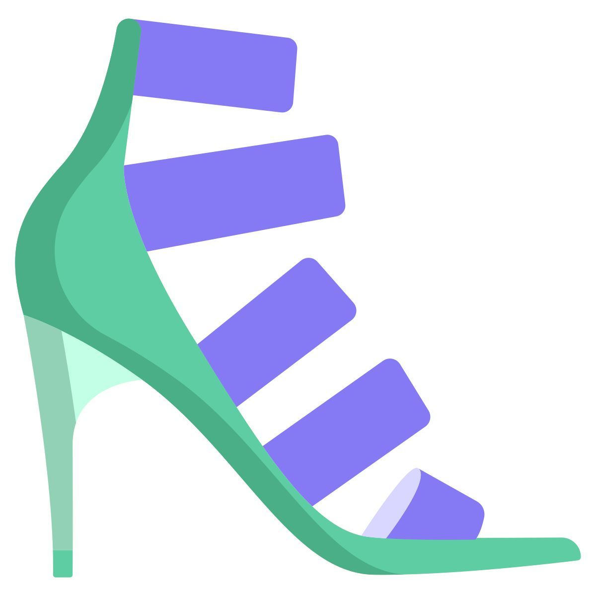 multi strap designer high heels icon