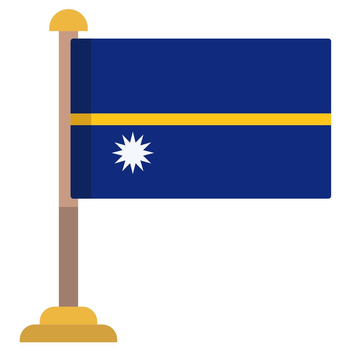 nauru flag icon