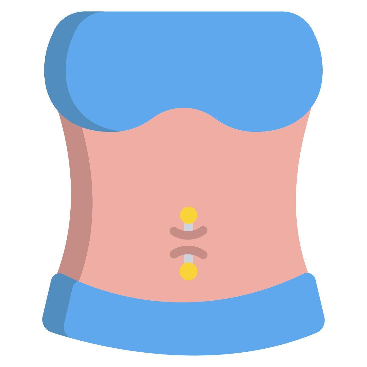 navel piercing icon
