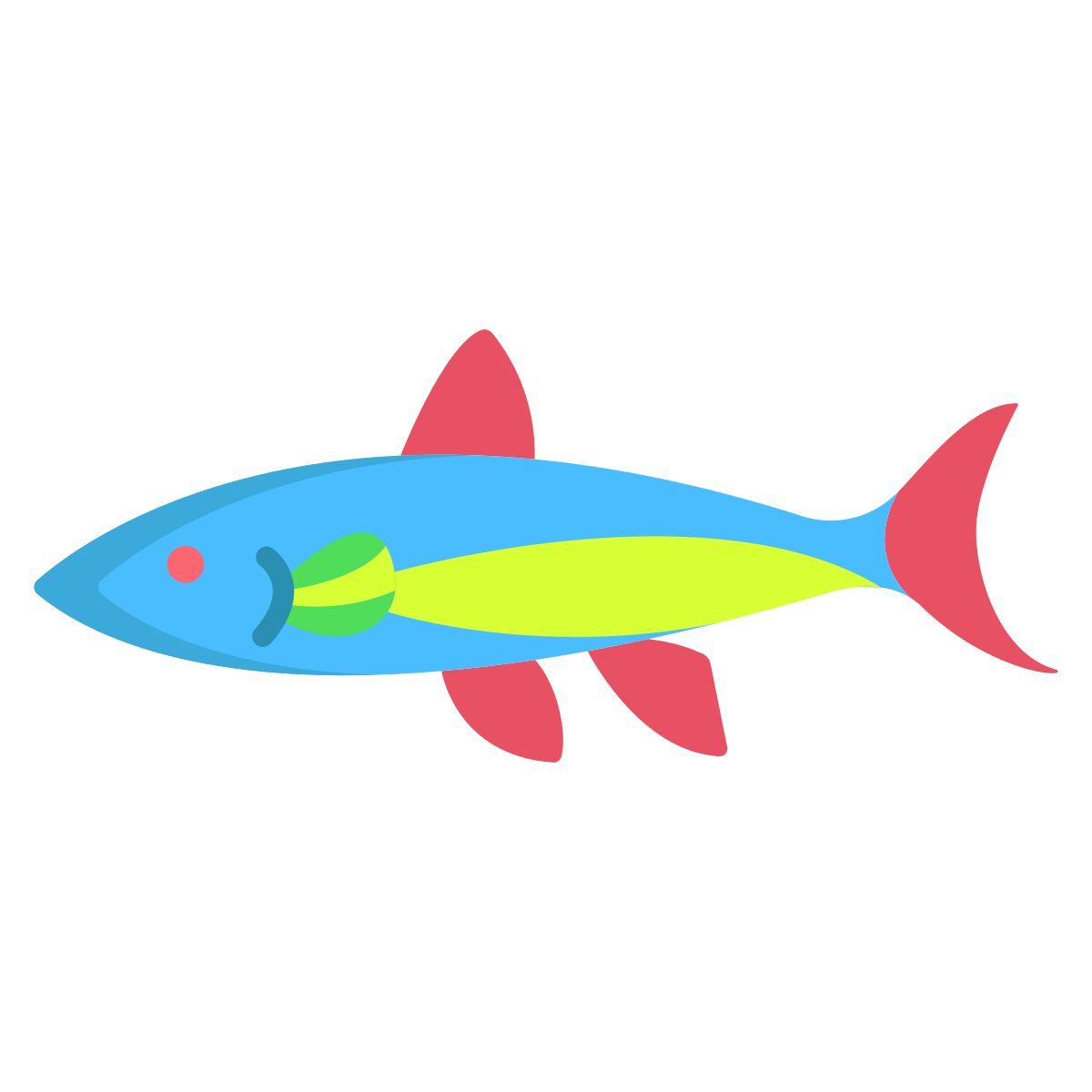 poisson néon icon