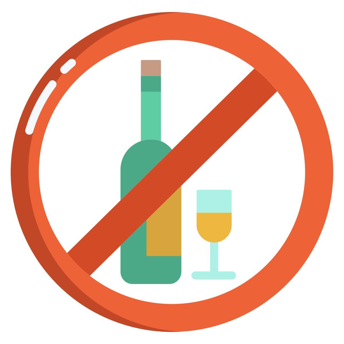 no alcohol icon