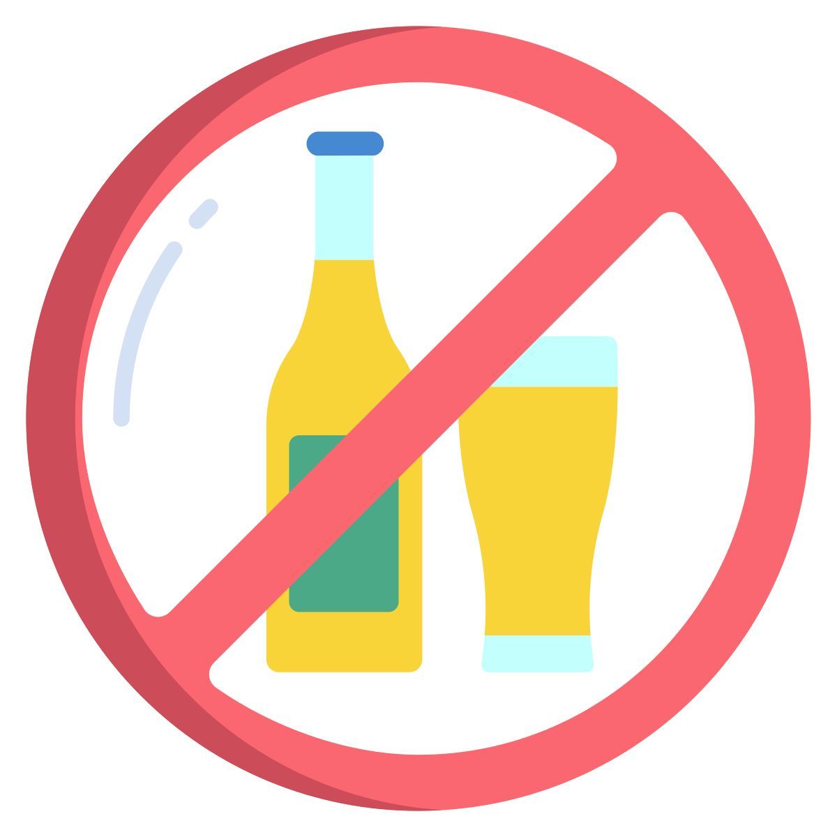 no alcohol icon