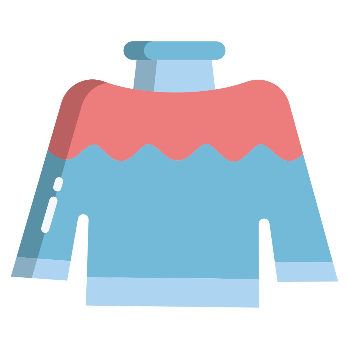 off shoulder top icon