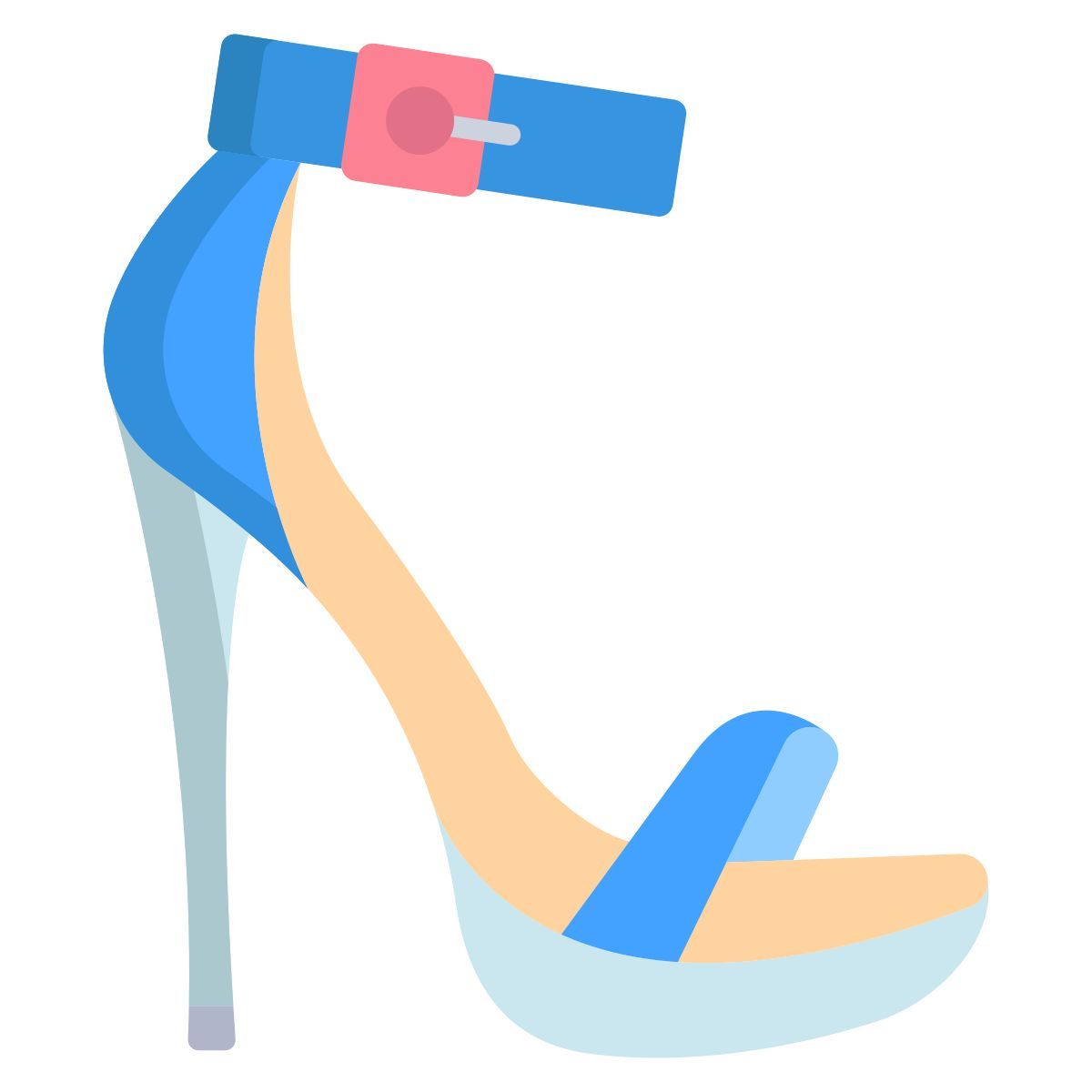open toe heel icon