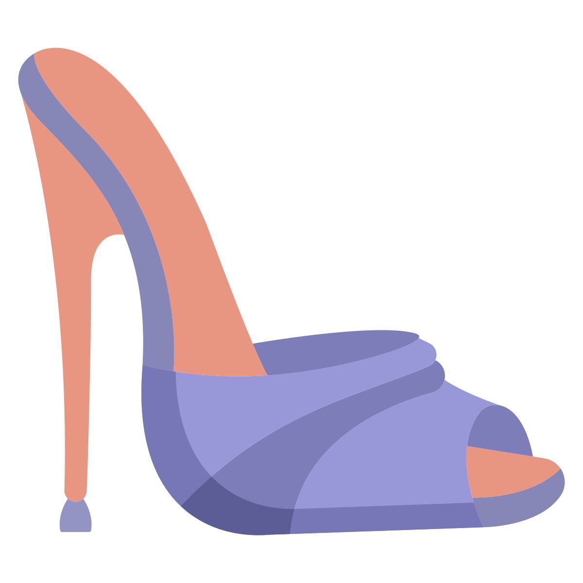 open toe sandal icon