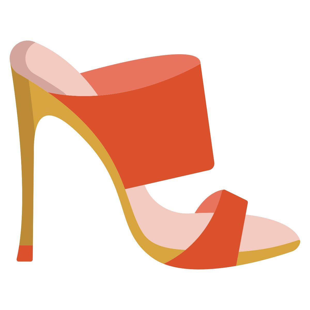 open toe stiletto heel icon