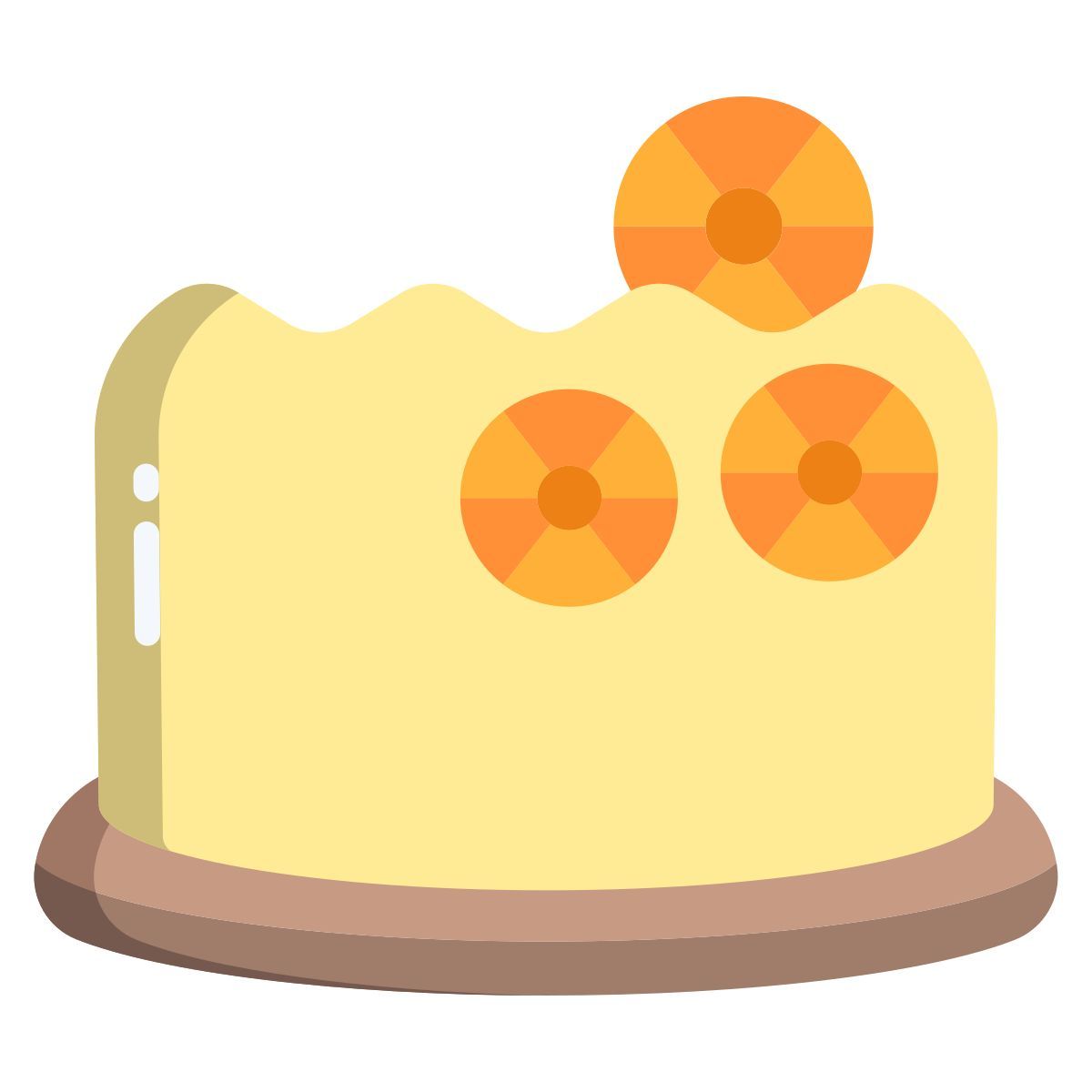 orange pastry icon