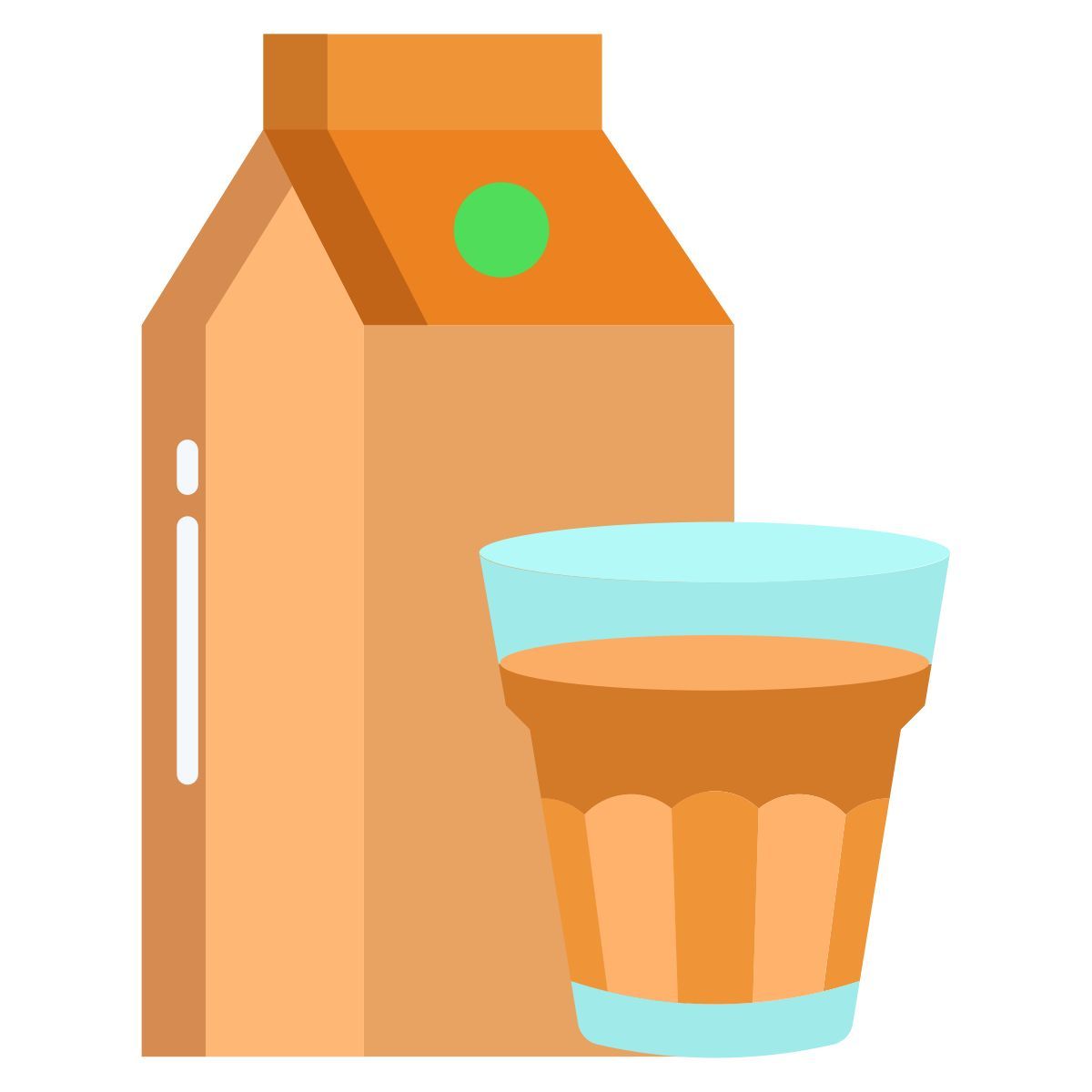 paper tea flask icon