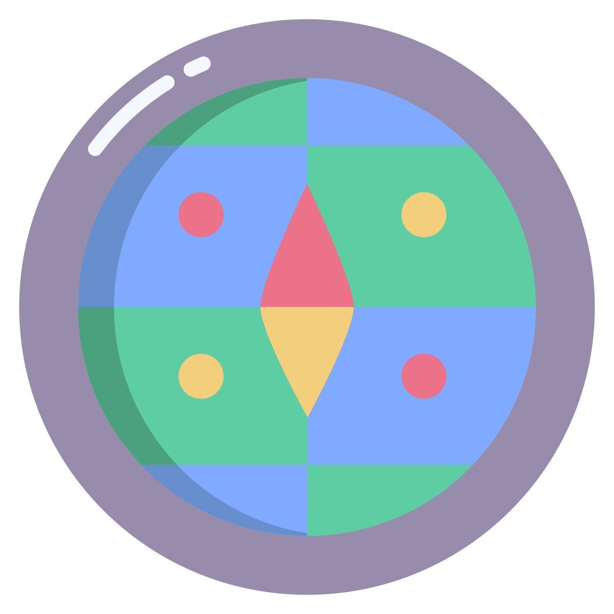 parma metal shield icon