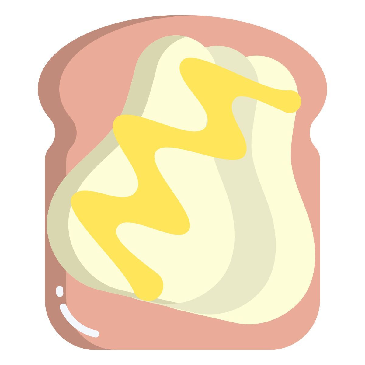 pear toast with honey icon