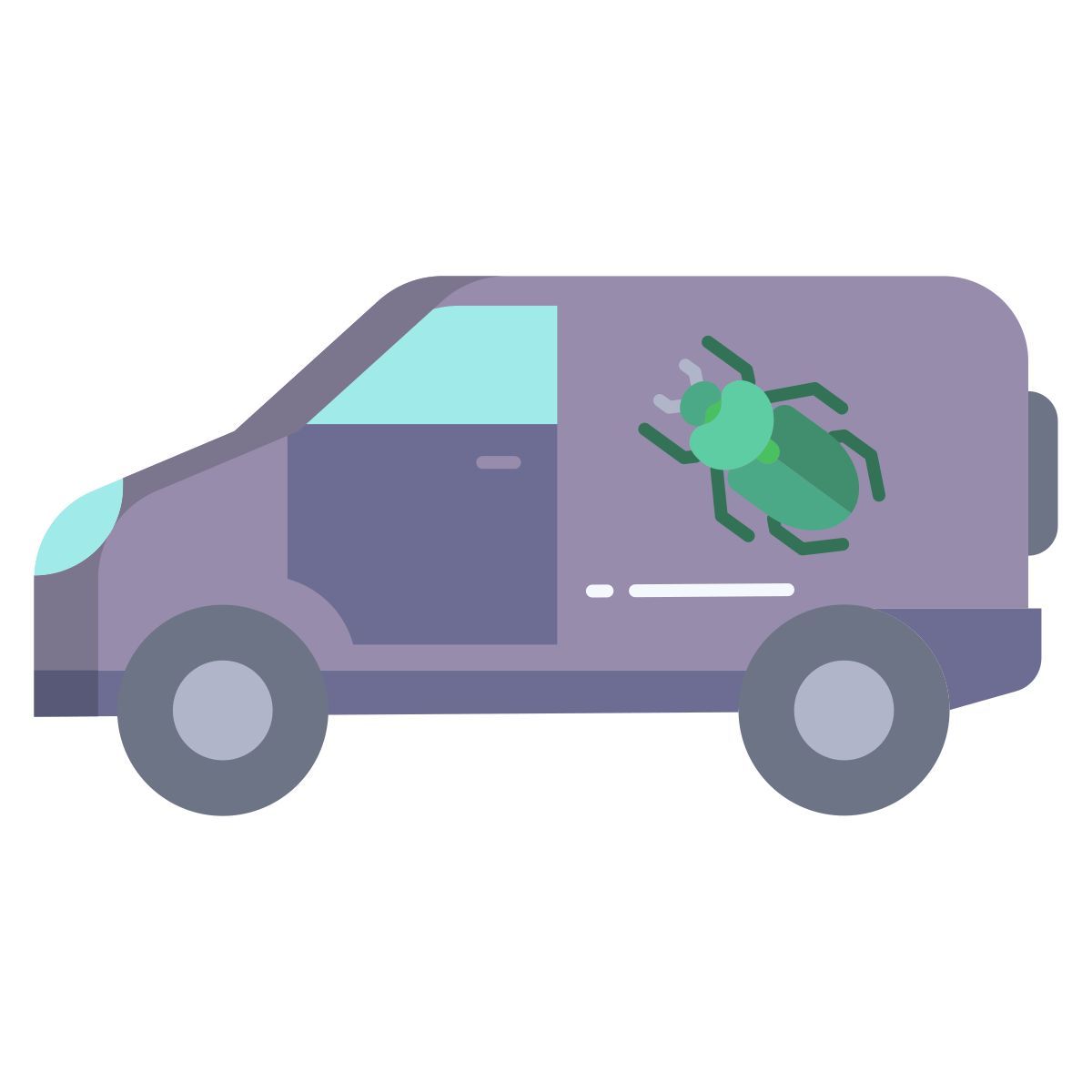 pest control vehicle icon
