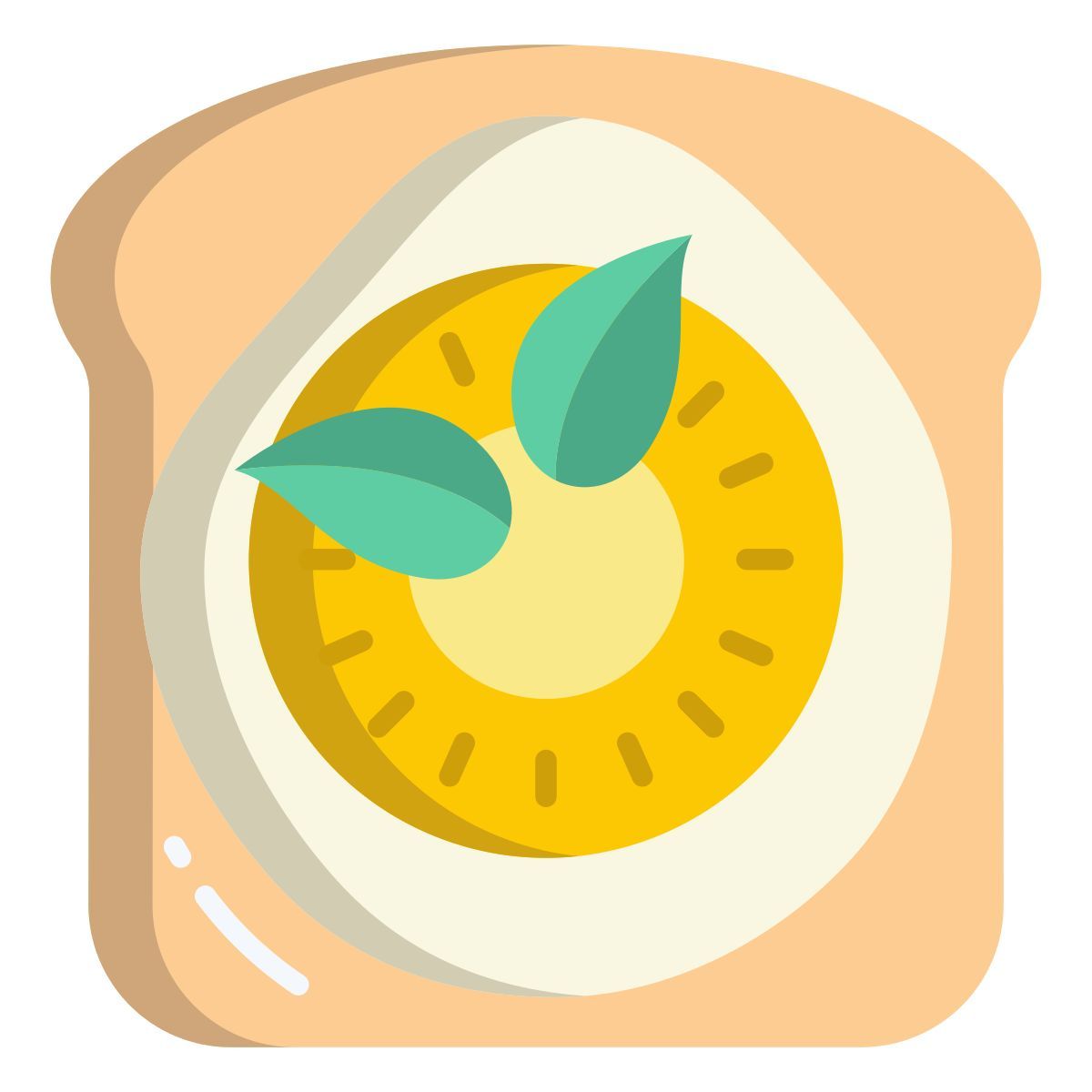 pineapple toast icon