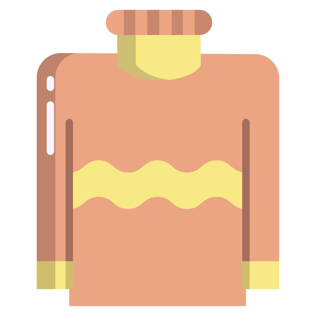 polo neck top icon