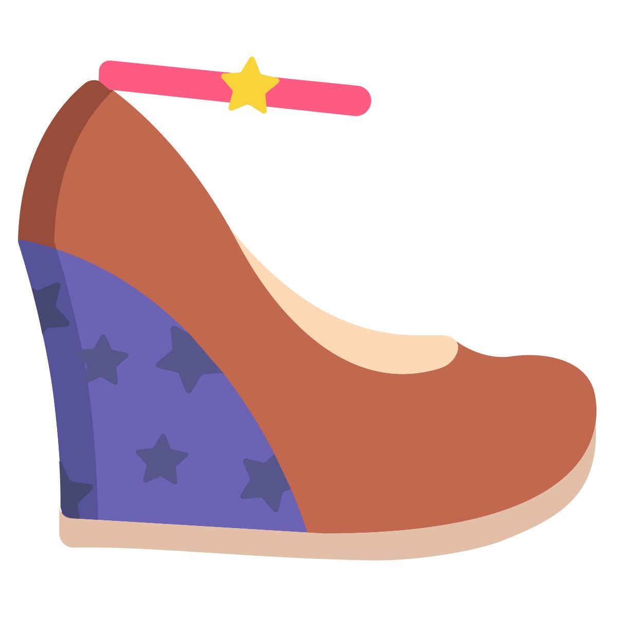 pump shoe wedge icon