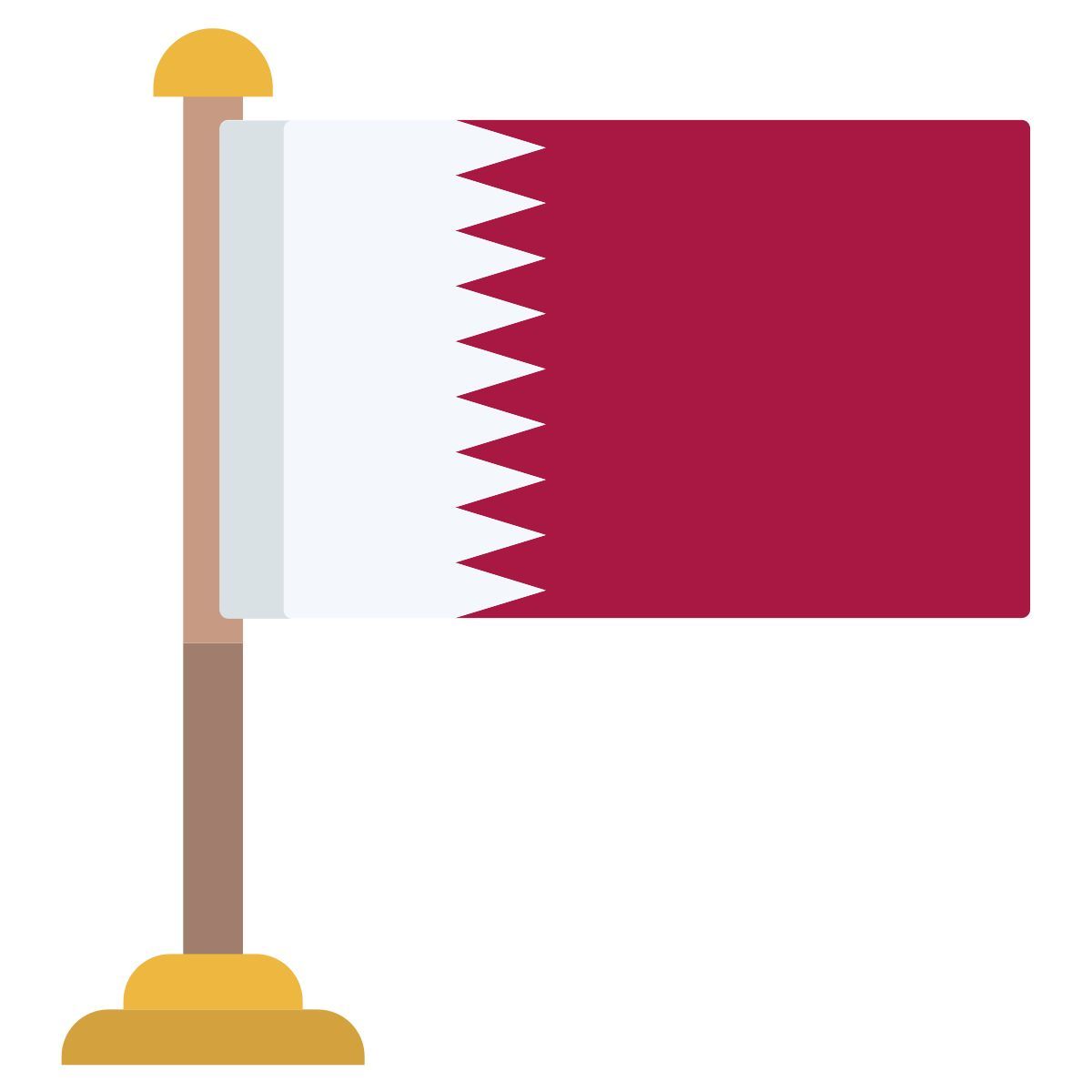qatar flag icon