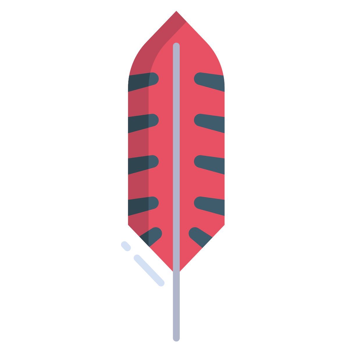 red bellied woodpecker feather icon