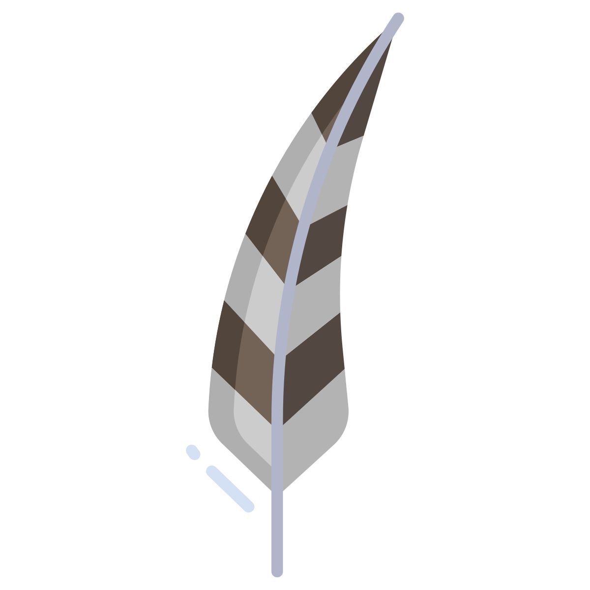 rock rooster feather icon