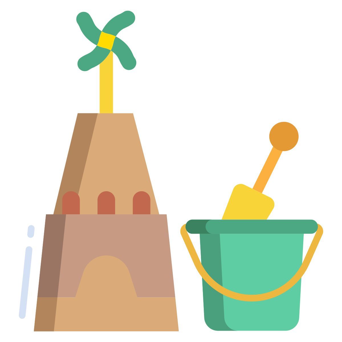 sand castle icon